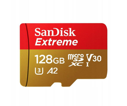Karta pamięci Sandisk 128GB microSDXC Extreme 160MB/s A2 C10 V30 UHS-I